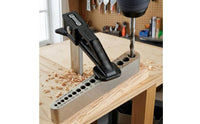 Built-in V-Slot Precision Drill Jig Imperial Sizes Drill Bit Guide Block Alignment