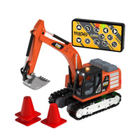 1:64 Rc Digger USB-Charged Mini Digger Toy Automatic Demonstration for Kids