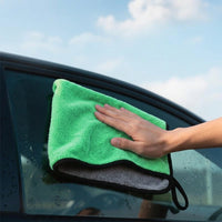 600 GSM Microfibre Cloth and Car Drying Towel, Super Absorbent Cloth with Hanging Loop, 30x30cm Thickened Multi-Purpose Microfibre for Car Care
