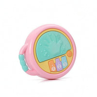 Embossed Toy Drum with Handle Handheld Baby Drum Toy Interactive Educational for Nursery