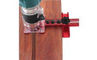 Engraved Scale Woodworking Routing Guide Aluminum Alloy Adjustable Circle Cutting Jig Measuring Arm Router Circle Guide Kit Locking Knobs