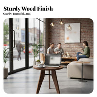 Modern Design circular table and Upholstered Chair Minimalist design Cafe Seating With supportrest Hospitality Furniture plush fabric Upholstery for Restaurant Owners, Interior Designers, Homeowners, Lounge Area, Small Spaces, Dining Room, Kitchen