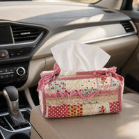 Korean Pastoral Fabric Tissue Box Cover Quilted Creative Cute Fashion Car Home Lace