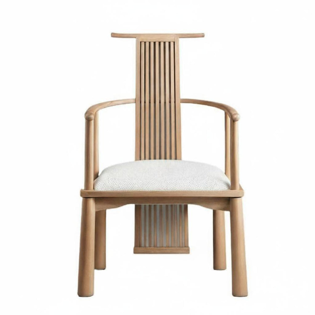 Nordic design Upholstered Wooden Armchair durable Wood Frame Accent Chair Minimalist Design Household Furniture Modern Aesthetic for Homeowners, Families, Restaurant Owners, Tea Room, Home Office, Study, Kitchen