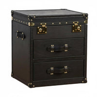 Suitcaseaesthetic End Table Vintage Design Bedside Storage Table British-in the design of