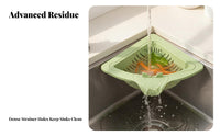 Attachable Sink Strainer Prevents Clogs Kitchen Sink Food Catcher Attachable Corner Basket Rust-Resistant Large Capacity for RVs