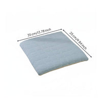 Japanese Type Quilted Cotton Chair Cushion Thickened Padding Square Cotton Chair Pad Comfortable for Students