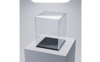 Display Box with Dust Cover Dustproof Clear Acrylic Display Case Transparent for Collectors, Hobbyists, Shelf, Desk