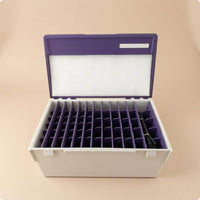Hard Box Rectangular Flip-Open Lure Box Removable Dividers Gear Organizer
