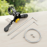 Quick Dropper Post Lever with Clamp Lightweight Dropper Post Controller with Cable Port Adjustable Seatpost Controller with Thumb Pad Ergonomic for Mountain Bikers, Cyclists, Road Cycling