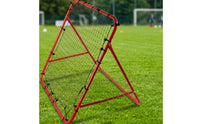 Foldable Soccer Rebound Net with Metal Frame Portable Soccer Rebound Net Adjustable for Backyard