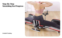 Adjustable 3-Bar Split Machine Beginner accessible 3-Bar Leg Stretcher Comfortable Non-Slip Handles Flexibility Trainer Portable for mind-body practice Practitioners, Beginners, Home, Dance Studio, fitness Warm-up, Dojo