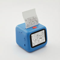 Inkless Mini Thermal Printer Toy Interactive Toy Printer with Screen Compact Creative for Families