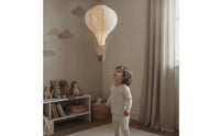Whimsical Hot Air Balloon Lampshade with Basket Dreamy Hot Air Balloon Hanging Lampshade Cozy Lamp Soft for Baby, Bedroom