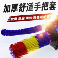 Summer Electric Bike Motorcycle Handlebar Grip Anti-Slip Sweat-Absorbing Soft Rubber Grip