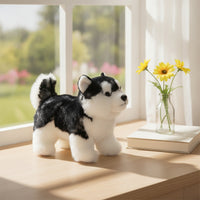 Alaskan Malamute Stuffed Toy Toy Standing Alaskan Dog Stuffed Toy Toy Realistic Dog Stuffed Animal Lifelike Plushie Hugable