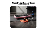 Shaking Base Exercise Machine Music Speaker Whole Body Vibration Machine Adjustable Speed Vibrating Fitness Stand for Men, Indoor, Office