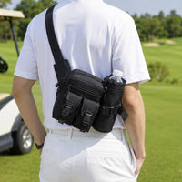 Compact Golf Waist Bag Lightweight Waist Bag with Cup Holder Hands-Unrestricted Fanny Pack with Water Bottle Holder Secure for Golfers