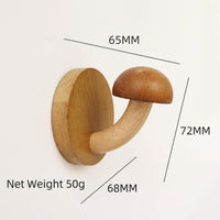 Wooden Wall Hook for Bedroom Entryway, Cute Door for Apartment Dwellers, Decorative Wood for Hanging Coats Hats Bags in Dorm Room