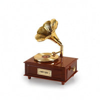Tabletop Melody Box Novelty Desktop Melody Box Desk Ornament Decorative Decoration Glossy for Collectors, Shelf, Nightstand