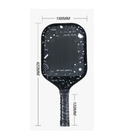 Unibody Design Carbon Fiber Pickleball Paddle High Strength Thermoformed Pickleball Paddle Lightweight Sports Equipment Vibration Dampening for Beginners, Kids