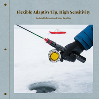 Ice Fishing Rod, Soft Action, Adjustable Handle, Lake