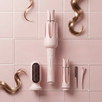 Multi-Styler Multipurpose Curler with Interchangeable Versatile Hair Straightener with Brush for Home