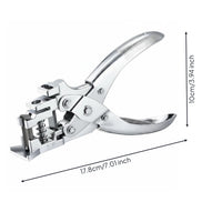 PVC Card Punch Precision Made Card Plier Ergonomic Badge Hole Punch for Craft Room