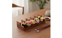 Temaki Hand Roll Holder U-Shaped Hand Roll Holder Sushi Stand with Slots Food-Safe Platter Eco-Friendly for Home Chefs