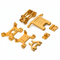 1/14 1/12 Metal UpgradeFront Guard Damping Bracket Kit Mounting Holes Hobby Vehicle for Wltoys
