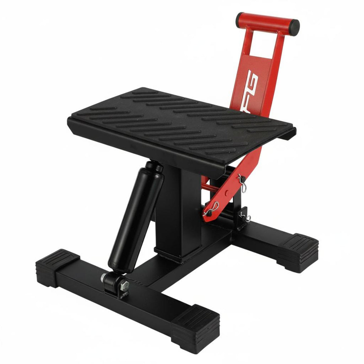 Maintenance Friendly Hydraulic Motorcycle Lift Anti Slip Dirt Bike Support Stand Height Adjustable Motorcycle Support Stand Heavy Duty for Garage