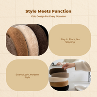 Non-slip plush headbands for women