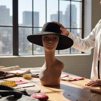 Mannequin Head Skin-Toned Display Head Elongated Mannequin Bust for Merchandisers