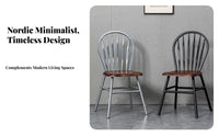 Minimalist Design Peacock Chair High Backrest Nordic Design Chair Sturdy Construction Seating Furniture Long-Lasting for Cafe Owners, Interior Designers, Homeowners, Milk Tea Shop, Restaurant, Cafe, Kitchen