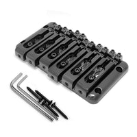 Six String Bass Bridge Separated Bass Bridge with Saddles Reliable Saddle for Luthier