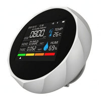 Built-in Display Digital Air Quality Monitor Temperature and Humidity Indoor Air Quality Tester Handheld Formaldehyde Monitor Compact