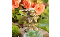 Angel Ornament Gift Concept Angel Sculpture Resin Figurine for Outdoor