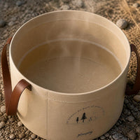 Portable Folding Basin for Outdoor Travel, Laundry, Face Washing, and Foot Soaking - 6.8L/12L
