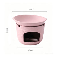 Herb Burner Minimalist Ceramic Incense Burner Matte for Meditation, Tea Ceremony