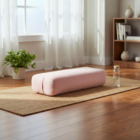 Alignment-Focused Practice Prop Machine Cleanable Cover Rectangular Exercise Pillow Firm Meditation Pillow Breathable Long Floor