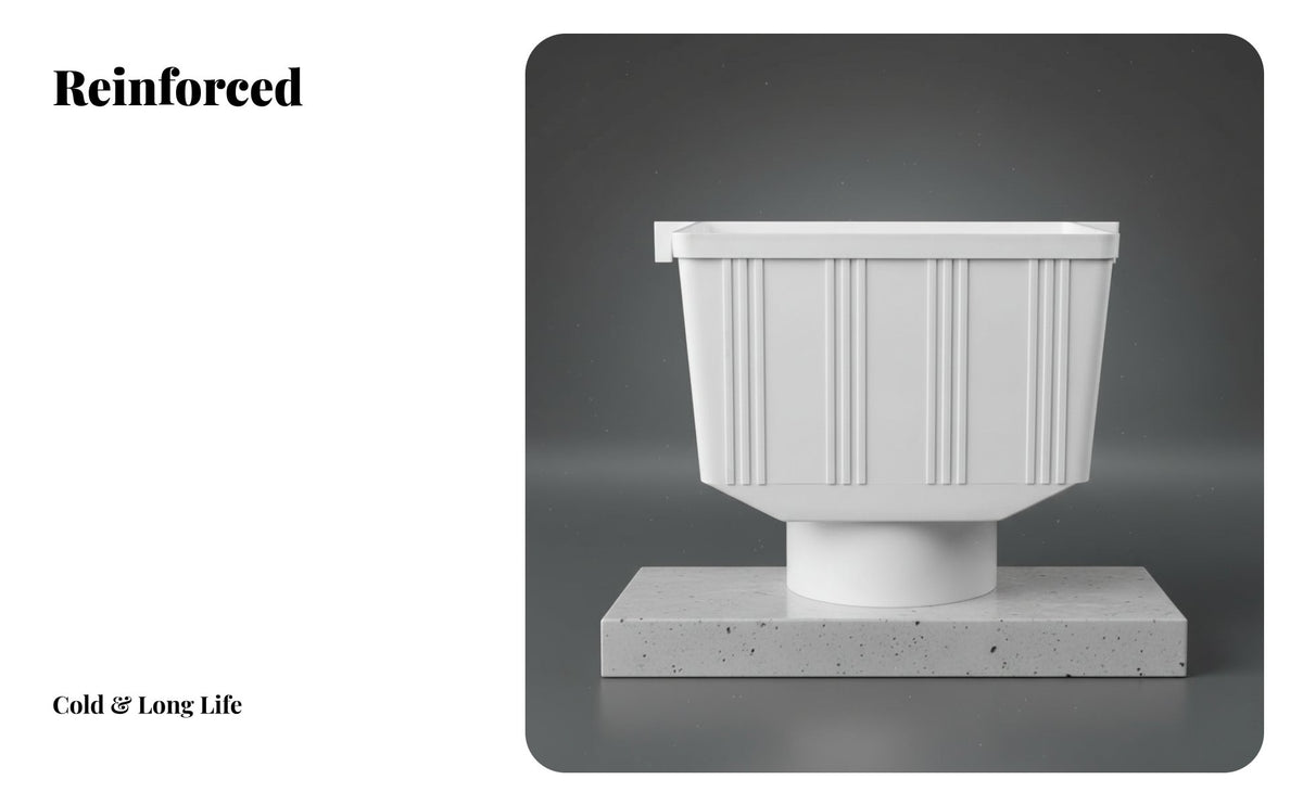 Thickened Material PVC Rainwater Hopper Easy Installation Roof Drain Funnel Long-Lasting Downspout Collection Box Reusable for Homeowners, DIY Enthusiasts, Construction Workers, Building Exterior