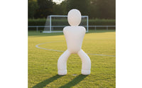Soccer Kick Mannequin Portable Inflatable Soccer Dummy Tumbler Design Athletic Gear for Backyard
