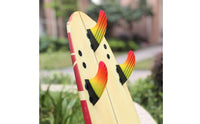 3 Pieces Surfboard Fin with Double-Tab Base Compatible Double-Tab Base-Style Thruster Fin Fins with Double Tabs Honeycomb