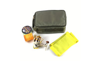 Compact Fishing Tackle Bag Padded Tackle Storage Bag Portable Gear Organizer Zippered for Anglers, Fishermen, Travel