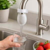 Faucet Water Filter Cotton Core for Kitchen Sink, Anti-Splash Sediment Filter for Hot and Cold Water Taps