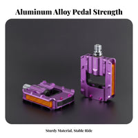 2 Pieces Folding Bike Pedals Long-Lasting Construction Folding Cycle Pedal