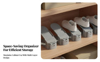 Easy to Clean Space Saving Shoe Organizer Long-Lasting Adjustable Shoe Stacker Non-Slip Surface for Students, Women, Dormitory, Dorm Room
