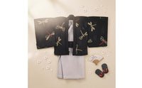 Doll Kimono Outfit Light Inner Layer Doll in Kimono Attire Outfit Detachable Geta Sandal Set