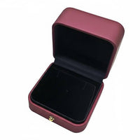 PU Leather Pin Box Elegant Design Commemorative Numismatic Display Case Hinged Lid Brooch Storage Box for Collectors, Veterans, Award Ceremonies