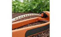 Oscillating Lawn Sprinkler 17 Nozzles Lawn Sprinkler Outdoor Watering Orange Plastic Body Yard Tool Easy to Use